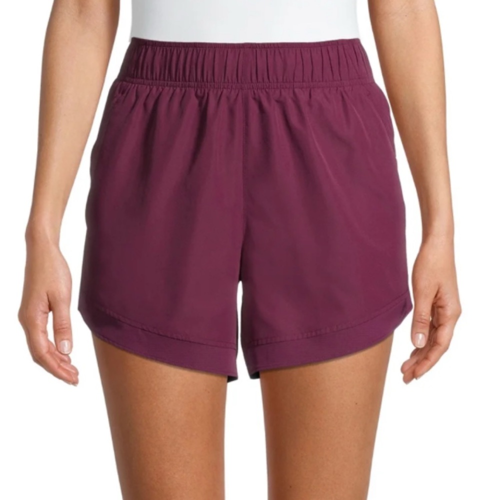 Athletic Works Women's Maroon Athletic Shorts